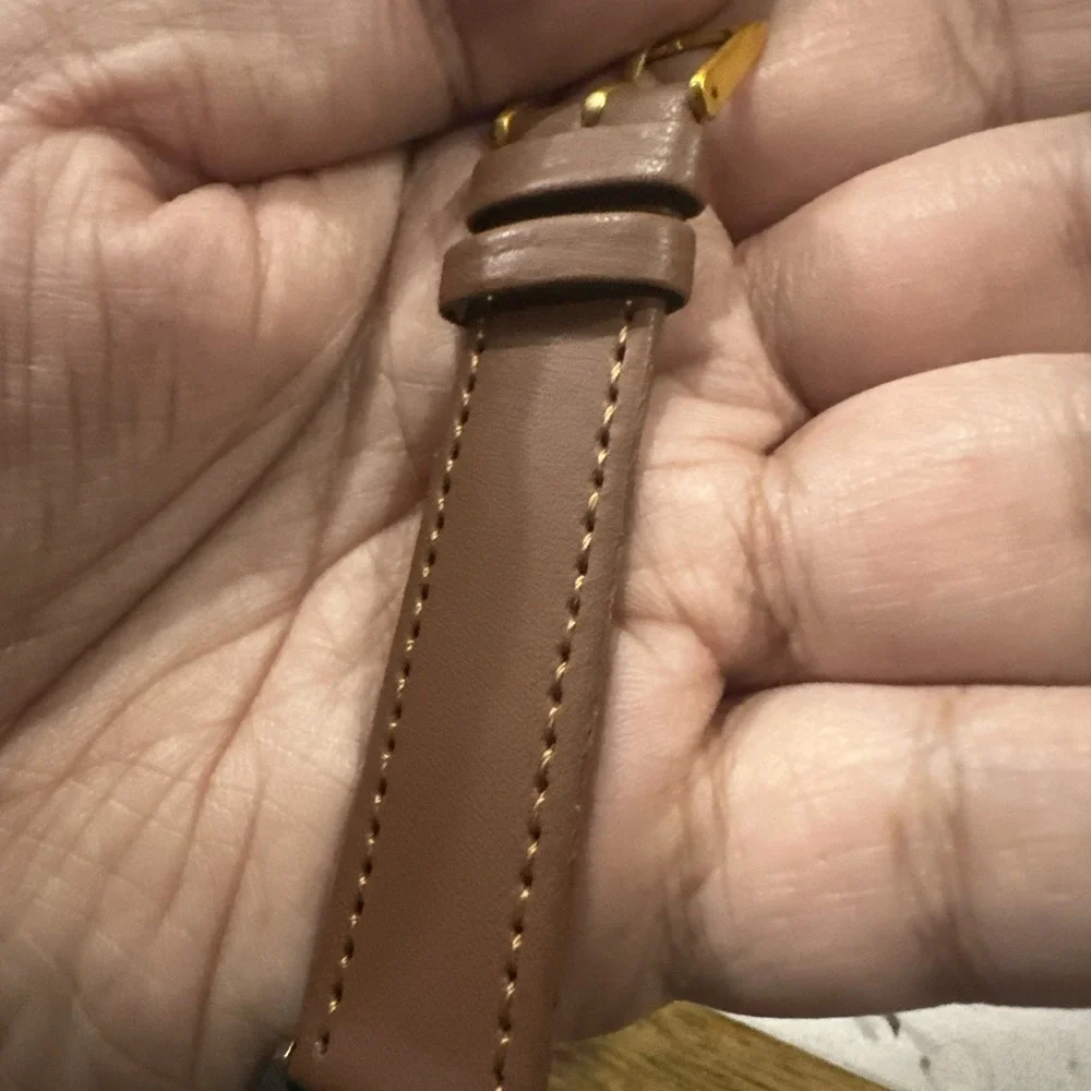 Working Vintage 1969 Timex Square Self wind Automatic Mens Watch New Strap 35mm